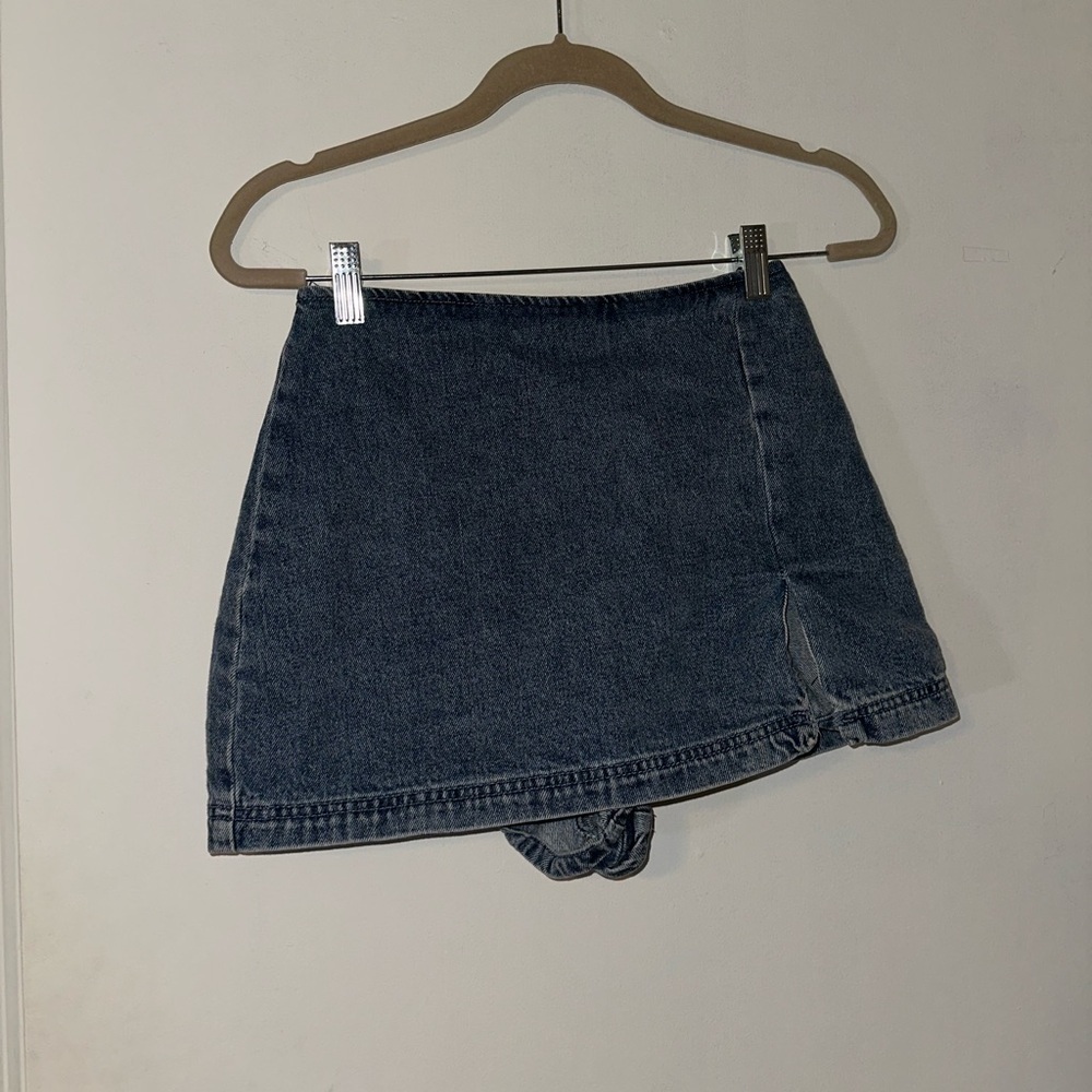 Amanda Uprichard Blue Denim dale skort Size XS